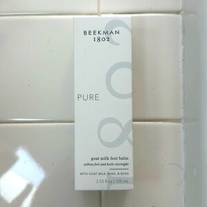Beekman 1802 goat milk foot balm brand new in box